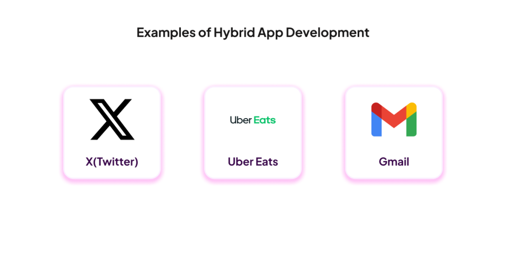 Examples of Hybrid Apps
