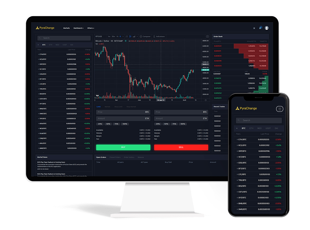 White Label Cryptocurrency Exchange Software - Pyramidion